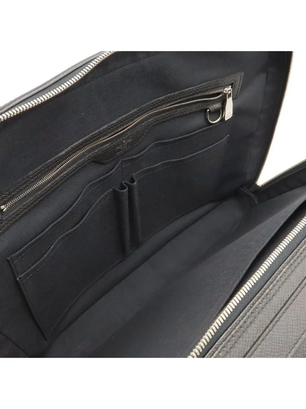 Louis Vuitton Taiga Neo Alexander Business Briefcase Leather Ardoise Black